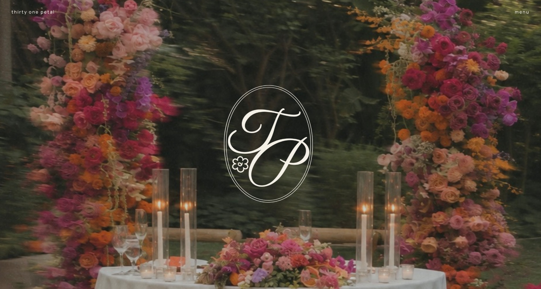 Thirty One Petal website mockup