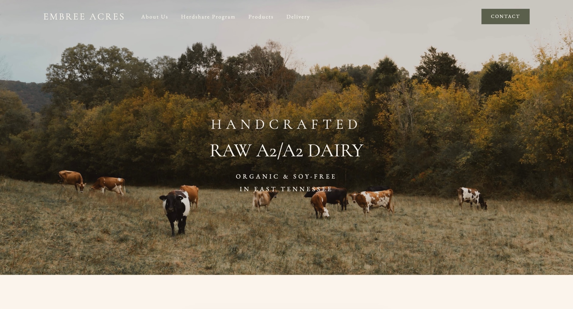 Embree Acres archived website